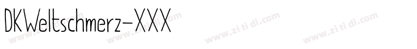 DKWeltschmerz字体转换
