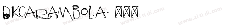 DKCarambola字体转换