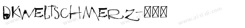 DKWeltschmerz字体转换