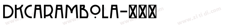DKCarambola字体转换