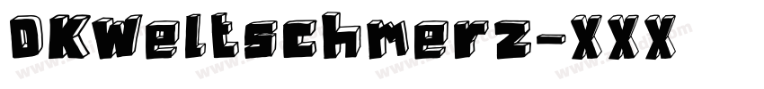 DKWeltschmerz字体转换