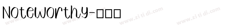 Noteworthy字体转换