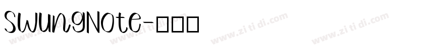 SwungNote字体转换