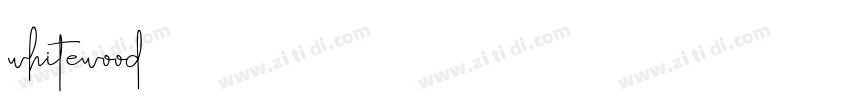 whitewood字体转换