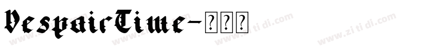 DespairTime字体转换