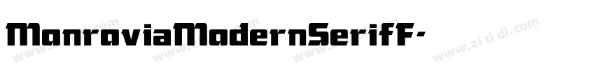 MonroviaModernSerifF字体转换