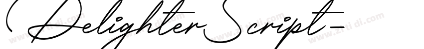 DelighterScript字体转换