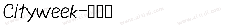 Cityweek字体转换