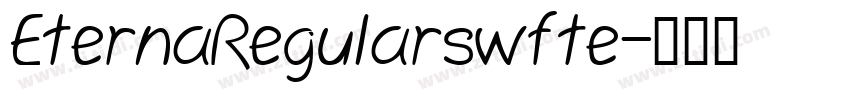 EternaRegularswfte字体转换
