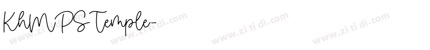 KhMPSTemple字体转换