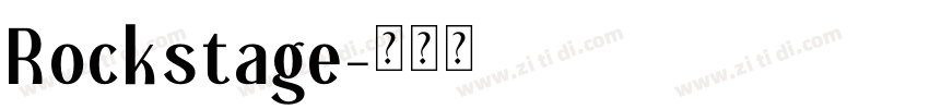 Rockstage字体转换