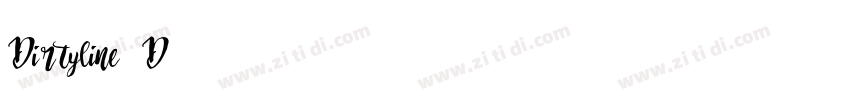 Dirtyline36D字体转换