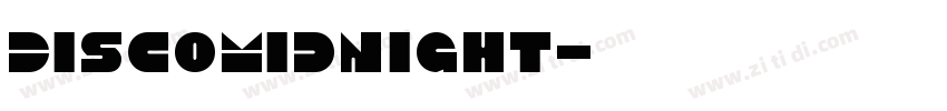 DiscoMidnight字体转换