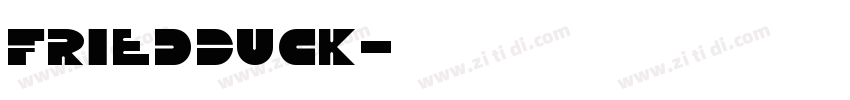 FriedDuck字体转换