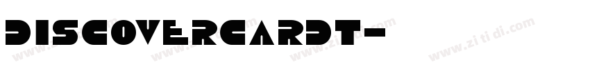 discovercardt字体转换