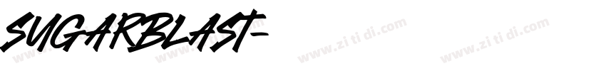 SugarBlast字体转换