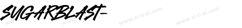SugarBlast字体转换