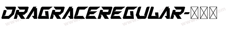 DragraceRegular字体转换