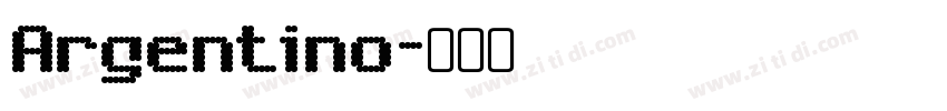 Argentino字体转换