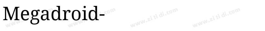Megadroid字体转换