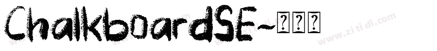 ChalkboardSE字体转换
