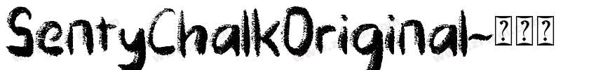 SentyChalkOriginal字体转换