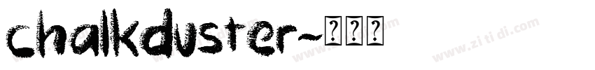 chalkduster字体转换