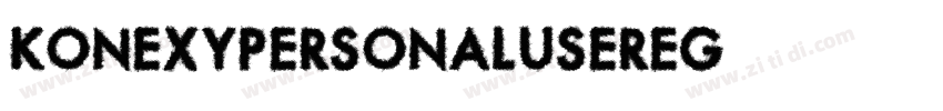 KonexyPersonalUseReg字体转换