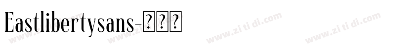 Eastlibertysans字体转换