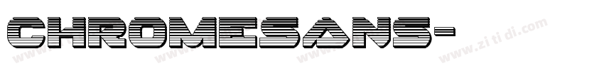 ChromeSans字体转换