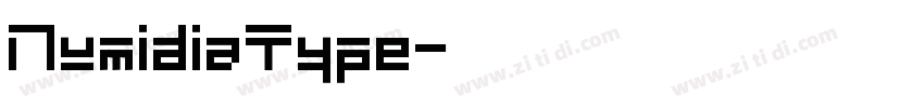 NumidiaType字体转换