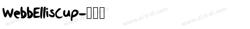 WebbEllisCup字体转换
