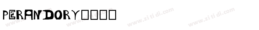 Perandory字体转换