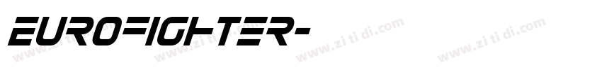 Eurofighter字体转换