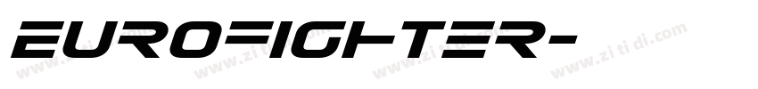 Eurofighter字体转换