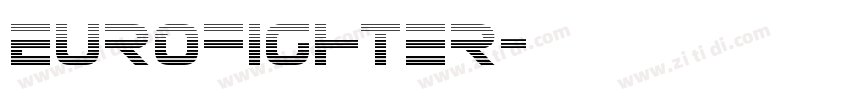Eurofighter字体转换