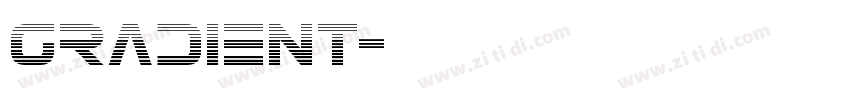 gradient字体转换