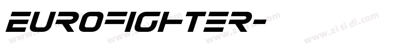 Eurofighter字体转换