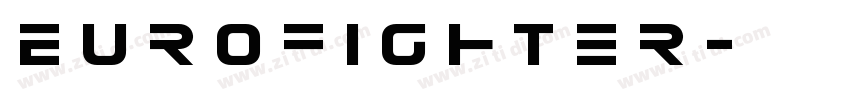 Eurofighter字体转换