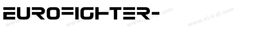 Eurofighter字体转换