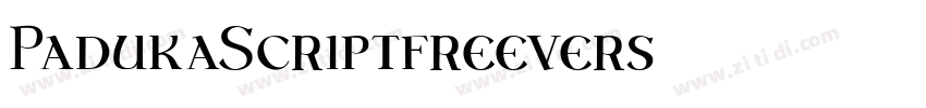 PadukaScriptfreevers字体转换