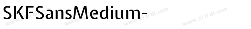 SKFSansMedium字体转换