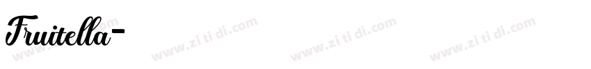 Fruitella字体转换
