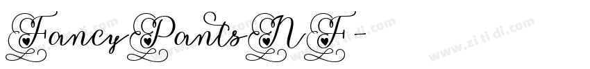 FancyPantsNF字体转换