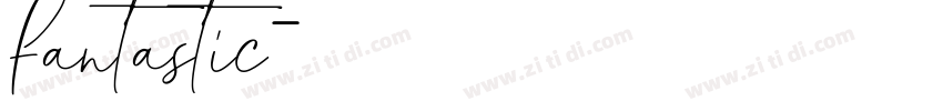 Fantastic字体转换