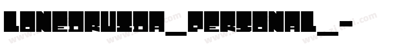 Lonedruida_Personal_字体转换