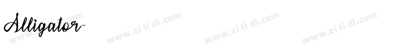 Alligator字体转换