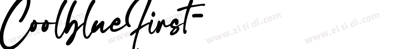CoolblueFirst字体转换