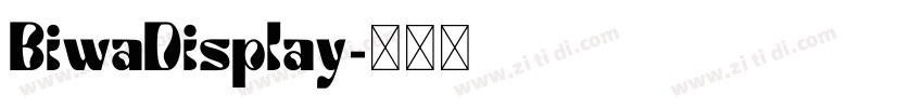 BiwaDisplay字体转换
