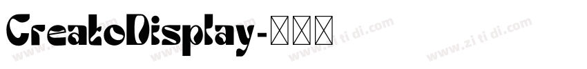 CreatoDisplay字体转换